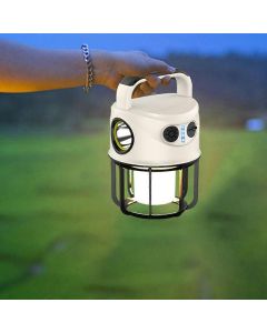 Camping Lantern Rechargeable LED Tent Light with Waterproof Outdoor Lighting for Hiking and Emergencies