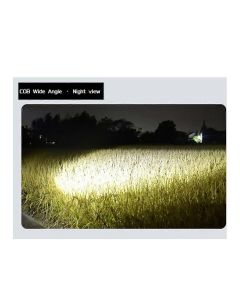 Outdoor Camping Emergency Small Portable Rechargeable Torch 18650 Lithium COB LED Flashlight Gold