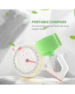 Professional Outdoor Thumb Compass Competition Elite Direction Compass Portable Compass Map Scale