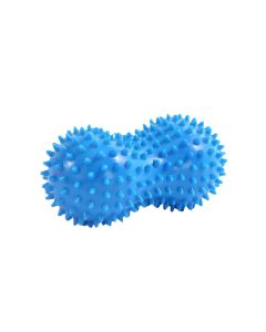 Spiky Peanut Massage Ball Deep Tissue Muscle Roller PVC Foot Massage Ball for Myofascial Release Trigger Point relaxation Yoga Fitness - Blue