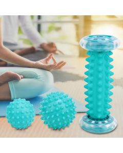 TPE Peanut Roller Back Massager Ball Set Back Foot Massager Ball Fitness Muscle Massaging
