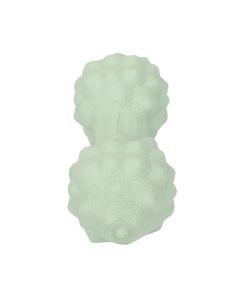 Peanut Massage Ball Multi Directional Massage Ergonomic Soft Double Lacrosse Massage Ball for Stress Reduction Green