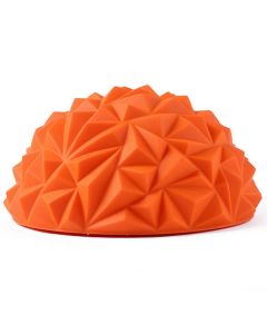 Yoga Hemisphere Massager Pointed Massage Ball Decompression Yoga Massager Exercise Ball Soft and Comfortable - Orange