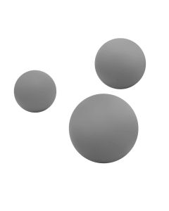 3Pcs Massage Balls Back Massage Equipment Yoga Balls for Women Training Yoga - Gray