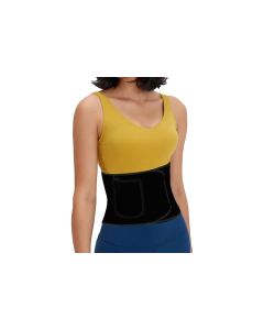 Women Waist Trainer Sweat Band Sport Waist Shaper Belt -Black