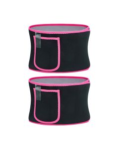 Women Waist Trainer Sweat Band Sport Waist Shaper Belt -Pink