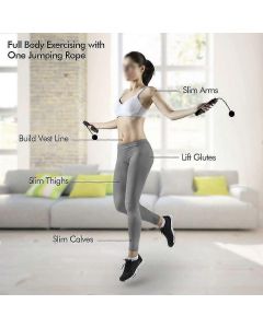 Jump Rope,Ropeless Jump Ropes For Fitness,skipping Rope For Wellness Beginners,adults Workout - Green