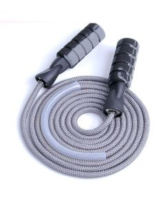 Jump Rope, Professional Weighted Cotton Jump Rope Workout, Adjustable Tangle-free With Ball Bearings Exerciser Jump Rope