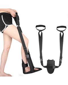 Foot and Calf Stretcher Stretching Strap Leg Stretch Strap Flexibility Stretch Bands for Exercise Black