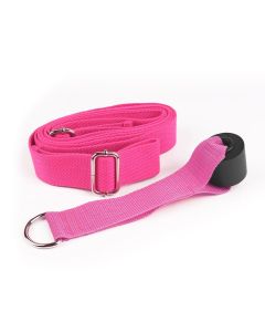Stretching Strap Sports Leg Stretching Strap for Women Men Gymnastics Ballet Rose Red