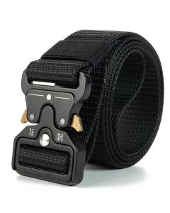 Nylon Tactical Belt Quick-Release for Outdoor Work Daily - Army Green