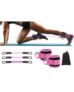 6Pcs Ankle Resistance Bands Ankle Bands for Working Out with Cuffs Resistance Bands -Mixed Color