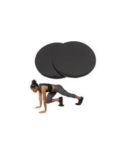 2PCS Gym Training Fitness Exercise Glider Slide Discs Core Slider Workout -Blue