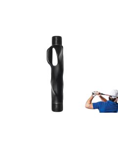 Golf Club Grip Trainer Attachment for Improved Hand Positioning -Black
