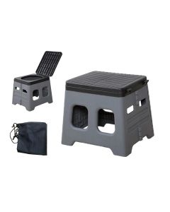 Portable Folding Toilet for Camping and Travel Grey