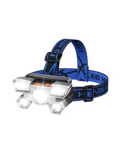 USB Rechargeable LED Headlamp with 4 Modes for Camping Fishing & Outdoor