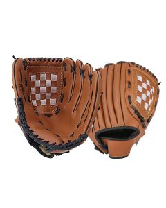 1X Baseball Glove Softball Training Mitt Left Hand Gloves for Adult Black - M