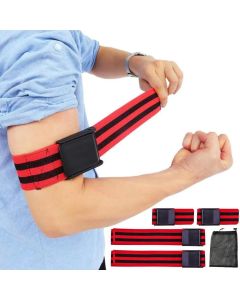 Bundle Booty Resistance Bands Blood Flow Restriction Straps for Glute and Hip Exercising Fitness Blue