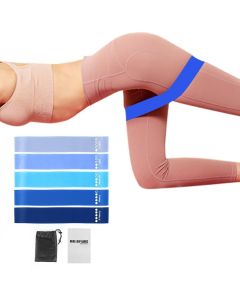TPE Resistance Loop Exercise Bands for Fitness Strength Training Yoga and Home Gym Multicolor