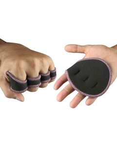 Four-Finger Gym Palm Grip Gloves Non-Slip Weight Lifting Gloves for Men & Women Red