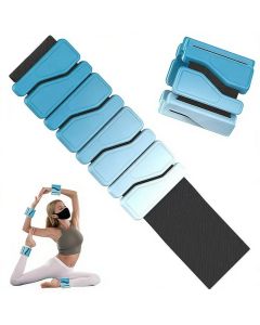 Weighted Silicone Wrist Bands Adjustable for Exercise Fitness & Strength Black