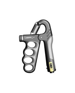 Adjustable electronic counting hand gripper hand strength training hand gripper 5-100KG adjustable gray red [mechanical counter]