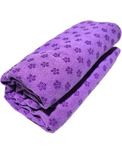 Non-slip High Temperature Yoga Towel Blue 183x63cm Microfiber 1pc