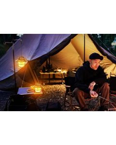 Portable Camping Light Waterproof LED Tent Lantern Rechargeable Outdoor Hanging Lamp