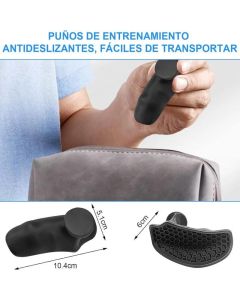 Grip Finger Exerciser Non-Slip Training Grip Fitness Weightlifting Gloves (2 Pairs) Black + Grey