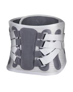 Adjustable Lumbar Support Belt Lower Back Brace With Lumbar Pad Waist Belt - L