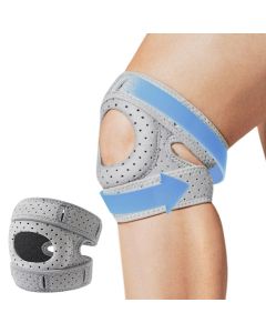 Professional Sports Knee Brace Meniscus Support for Running Hiking - Black