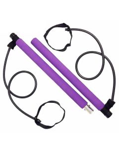 Pilates Exercise Bar With Resistance Band For Whole Body Workouts