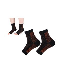 Compression Short Socks Ankle Support Socks -Pink / L