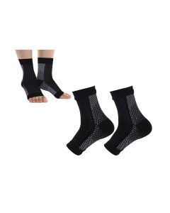 Compression Short Socks Ankle Support Socks -Nude / S