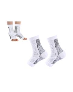 Compression Short Socks Ankle Support Socks -Orange / S