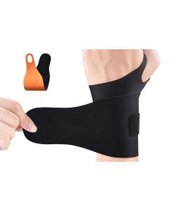 2X Adjustable Wrist Brace Wrist Support Protection Strap Compatible With Both Hands - Black