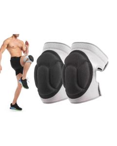 Knee Pads for Gardening Anti-Slip EVA Foam Cushioned Knee Protectors - Grey & M