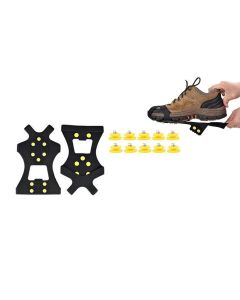 Ice Cleats Crampons Snow Shoe Spikes Grips Anti-Slip for Shoes Boots -L