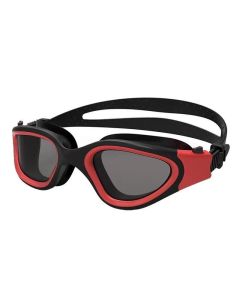 Adult Swimming Goggles Large Frame Anti-Fog UV Protection Silicone Waterproof Swim Glasses Mirrored Lens for Men and Women-Purple
