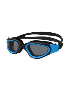 Adult Swimming Goggles Large Frame Anti-Fog UV Protection Silicone Waterproof Swim Glasses Mirrored Lens for Men and Women-Red