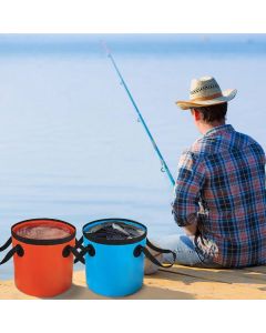20L Collapsible Bucket with Handle for Outdoro Travel Camping Fishing