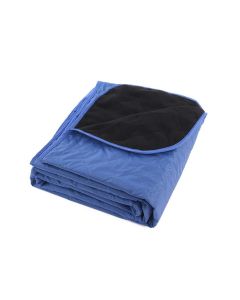 Outdoor Fleece Polyester Camping Blanket Waterproof Thick Portable Picnic Mat Machine Washable-wine red