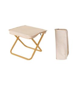 Portable Folding Outdoor Chair Lightweight Compact Stool for Fishing Camping Picnic and Travel Handy Seat for Outdoor Activities-Red