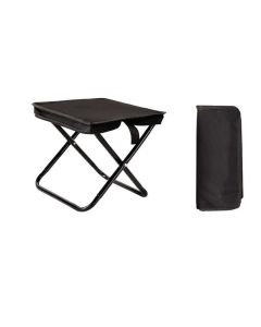 Portable Folding Outdoor Chair Lightweight Compact Stool for Fishing Camping Picnic and Travel Handy Seat for Outdoor Activities-Beige