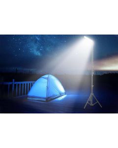 Portable LED Camping Lantern with Adjustable Height Tripod for Outdoor