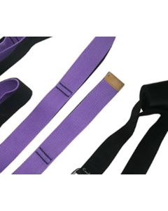 Dance Lower Waist Exerciser Exercise Leg Press Stretch Stretching Equipment Yoga Training with Yoga Aids-Purple