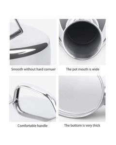 Spillproof Stainless Steel Portable Urinal Ergonomic Handle Camping Travel Elder Home Hospital Use