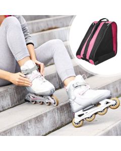 Skate Shoes Storage Bag, Roller Skate Bag Skate Bag (Pink)