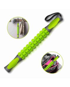 Muscle Massage Roller Stick Deep Tissue Fascia Bar support Fitness Training Gym - Yellow