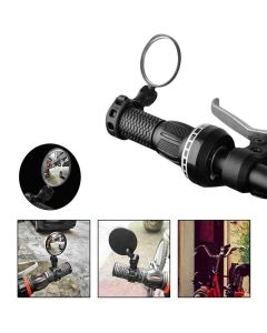 2pcs 360 Bike Bicycle Cycling Rear View Mirror Handlebar Safety Flexible